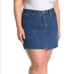 NWT Madewell Size 30 McCaren Cutout Denim Skirt